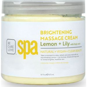 BCL SPA Massage Cream 473ml Lemon + Lily