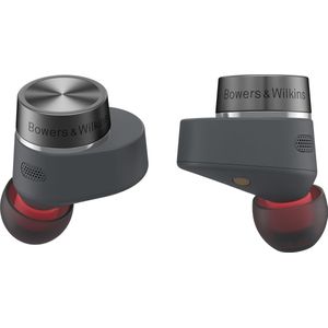 Bowers & Wilkins PI5 S2 Bluetooth oordopjes met Noise Cancelling, Meeslepend geluid en Draadloos opladen - Storm Grey