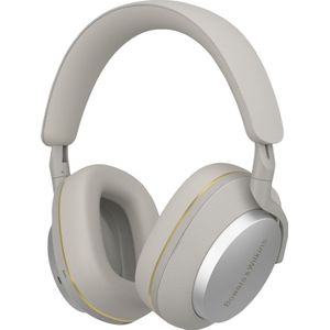 Bowers & Wilkins PX7 S2e Qualcomm aptX™ draadloze on-ear hoofdtelefoon met ruisonderdrukking, adaptief en snel opladen, 30 uur speeltijd en 6 geïntegreerde microfoons, wolkengrijs
