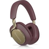 Bowers & Wilkins Px8 Flagship Draadloze Over-Ear Noise Cancelling Koptelefoon, Bluetooth 5.0, Snelladen, 30u Hi-Res Audio, Ingebouwde Microfoon - Burgundy