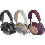Bowers & Wilkins Px8 Flagship Draadloze Over-Ear Noise Cancelling Koptelefoon, Bluetooth 5.0, Snelladen, 30u Hi-Res Audio, Ingebouwde Microfoon - Burgundy