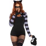 Leg Avenue Cat Burglar Kostüm, schwarz, Größe: Small (EUR 36)