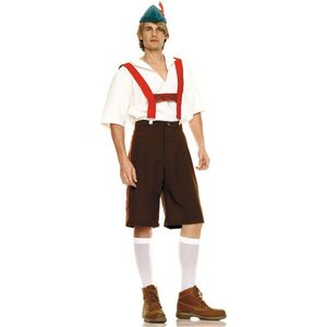 Morph Lederhosen Herenkostuum voor Oktoberfest en Halloween, XL
