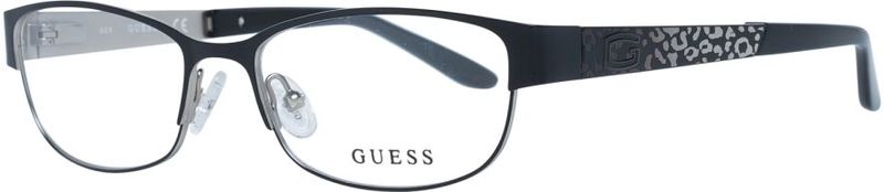 Guess - Ovale Montuur - Zwart - Metaal - Demo-lenzen