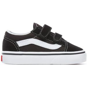 Sneakers met klittenband TD Old Skool V VANS. Leer materiaal. Maten 21. Zwart kleur