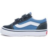 Sneakers met klittenband TD Old Skool V VANS. Leer materiaal. Maten 21. Blauw kleur