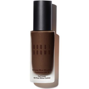 Bobbi Brown Skin Long-Wear Weightless Foundation Langaanhoudende Make-up SPF 15 Tint Walnut (W-098) 30 ml