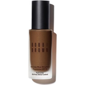 Bobbi Brown Skin Long-Wear Weightless Foundation Langaanhoudende Make-up SPF 15 Tint Warm Walnut (W-096) 30 ml