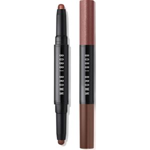 Bobbi Brown Long-Wear Cream Shadow Stick Duo Oogschaduw Stift Duo Tint Rusted Pink / Cinnamon 1,6 g