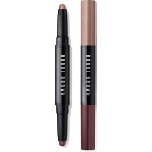 Bobbi Brown Long-Wear Cream Shadow Stick Duo Oogschaduw Stift Duo Tint Pink Steel / Bark 1,6 g