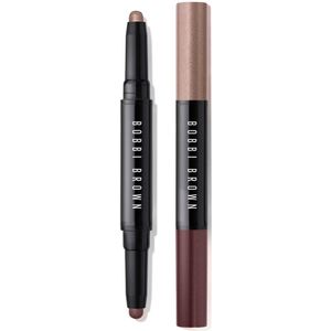 Bobbi Brown Long-Wear Cream Shadow Stick Duo Oogschaduw Stift Duo Tint Pink Steel / Bark 1,6 g