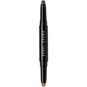 Bobbi Brown - Long-Wear Cream Shadow Stick Duo - Oogschaduw Stift Duo - Café / Gilded Green - 1.6 g