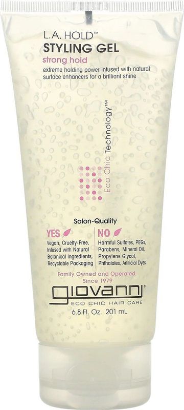 Giovanni Cosmetics - L.A. Hold Styling Gel - 200 ml - Sterke Hold