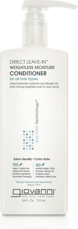 Giovanni Cosmetics Direct Leave In Weightless Moisture Conditioner Value Size