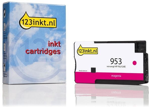 123inkt - Huismerk - Inktcartridge - Magenta - Inhoud 26ml