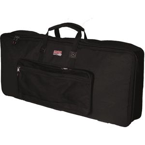 Gator Cases MiZone - Gig Bag draagtas voor toetsenborden, 88 noten, extra lang, slim (GKB-88 SLXL)