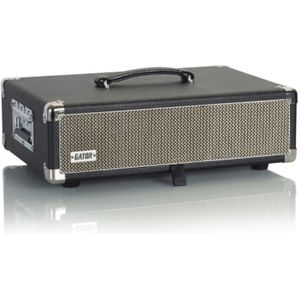 Gator Cases Retro Series Vintage Amp Rack-Gehäuse; 2U Schwarz (GR-RETRORACK-2BK)