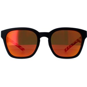 Smith Founder Slim S37 X6 matzwarte chromapop rode spiegelzonnebril | Sunglasses