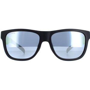 Smith Lowdown Slim/N PGC XB mat zwart geel chromapop zilver spiegel zonnebril | Sunglasses