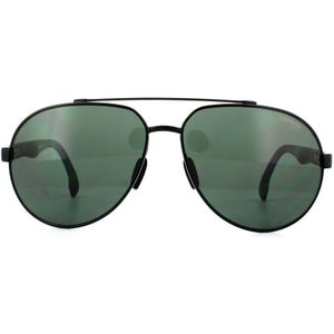 Carrera Aviator Mens Black Green Zonnebril