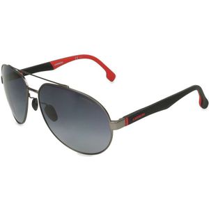 Carrera zonnebril 8025/s R80 9o zilver zwart donkergrijze gradiënt | Sunglasses