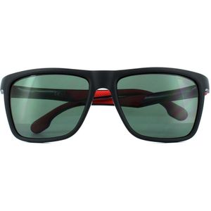 Carrera Eyewear Zonnebril 5047/s 807/qt Heren Zwart/rood Met Groene Lens