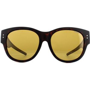 Polaroid suncovers rechthoek heren mathavana bruine gepolariseerde zonnebril | Sunglasses