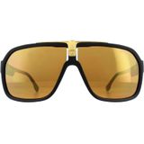 Carrera Aviator Mens Black Gold Gold Mirror Zonnebril | Sunglasses