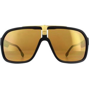 Carrera CARRERA 1014/S zonnebril mat zwart/bruin goud 64/10/135 heren, Meerkleurig