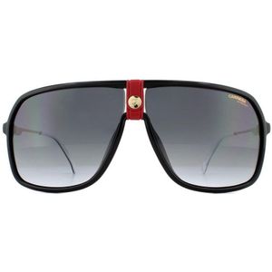 Carrera Aviator Mens Gold Red Dark Gray Gracient zonnebril | Sunglasses