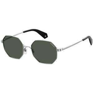 Polaroid Eyewear PLD 6067/S Zonnebril, zwart-zilver, 53