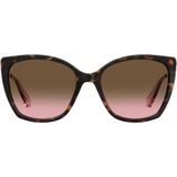 Love Moschino zonnebril 018 S met tortoise print bruin