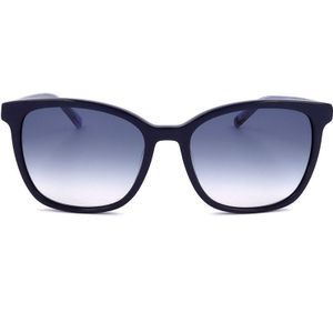 Tommy Hilfiger, Accessoires, Dames, Blauw, ONE Size, Blauwe vierkante zonnebril voor vrouwen