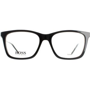 Hugo Boss vierkant unisex zwart Boss 1158