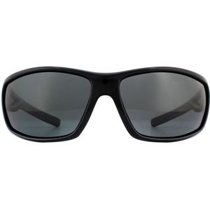 Polaroid Sport Wrap Heren Zwart grijze gepolariseerde zonnebril | Sunglasses