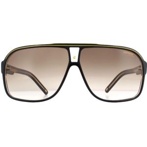 Carrera GRAND PRIX 2 807 64HA(CAR12) Unisex Black Sunglasses, Zwart, 64