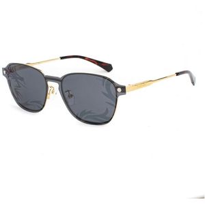 Polaroid - PLD6119G-CS-J5G - Zonnebril - Goud - Metaal - Groene Lenzen