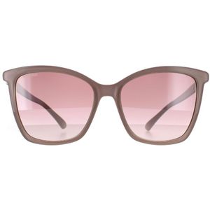 Jimmy Choo ALI/S FWM NQ nude bruin zilver spiegel zonnebril | Sunglasses