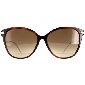 Jimmy Choo Cateye dames glitter havana bruine gradiënt peg/f/s | Sunglasses