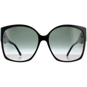 Jimmy Choo Noemi/S DXF 61 - vierkant zonnebrillen, vrouwen, zwart