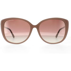 Jimmy Choo zonnebril aly/f/s Kon nq naakt glitter bruine gradiëntspiegel | Sunglasses