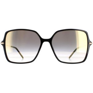 Hugo Boss Sunglasses Boss 1271/S 807 FQ Black Gray Gradient Gold Mirror