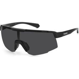 Polaroid Sport Shield Heren Mat Black Gray Polariseerde zonnebril | Sunglasses
