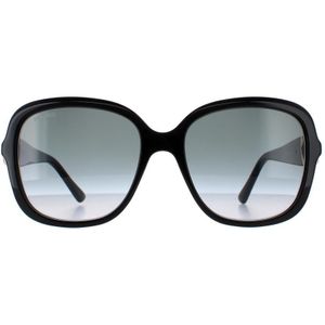 Jimmy Choo Sadie/S 807 9O 56 - vierkant zonnebrillen, vrouwen, zwart