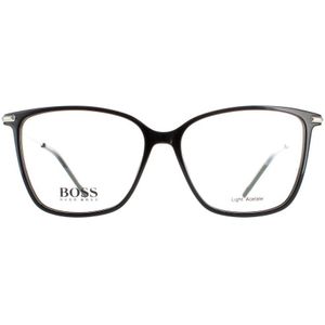 Hugo Boss vierkant Dames zwart Silver Boss 1330