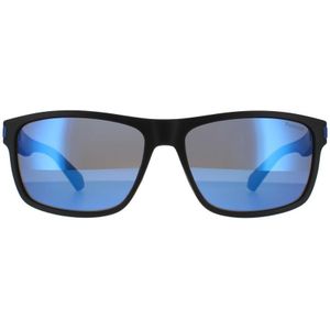 Polaroid zonnebril PLD 2121/s 0VK 5x Mat Black Blue Mirror Polarisatie | Sunglasses