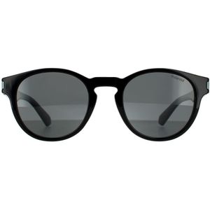 Polaroid Uniseks bril, Zwart Grijs, 50