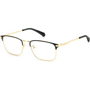 Polaroid Eyeglasses Zonnebril voor heren, 2 m2/19 Zwart Goud, 55