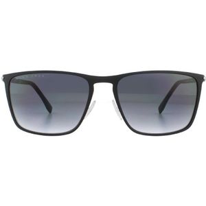 Hugo Boss 1004/S/It 003 9O 56 - rechthoek zonnebrillen, mannen, zwart
