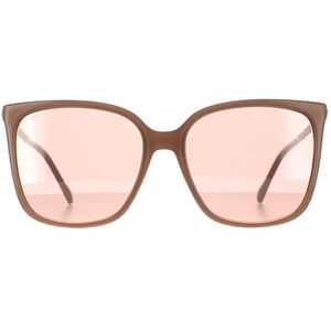 Jimmy Choo SCILLA/S FWM 2S nude roze flash zilver spiegel zonnebril